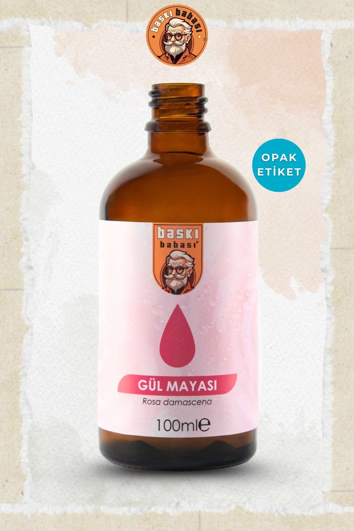 100ml Kozmetik Ürün Etiketi (Opak) 100ml Kozmetik Ürün Etiketi (Opak)