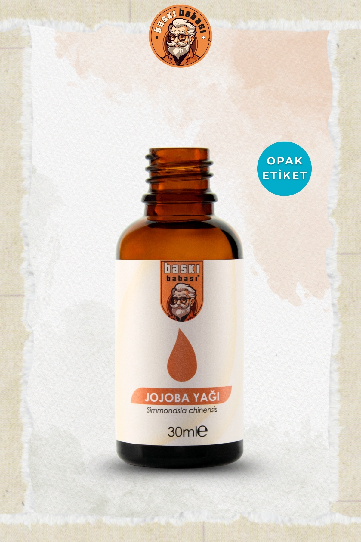 30ml Kozmetik Ürün Etiketi (Opak) 30ml Kozmetik Ürün Etiketi (Opak)