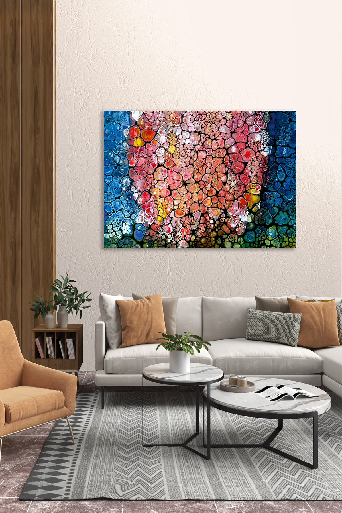 Colour Art Kanvas Tablo