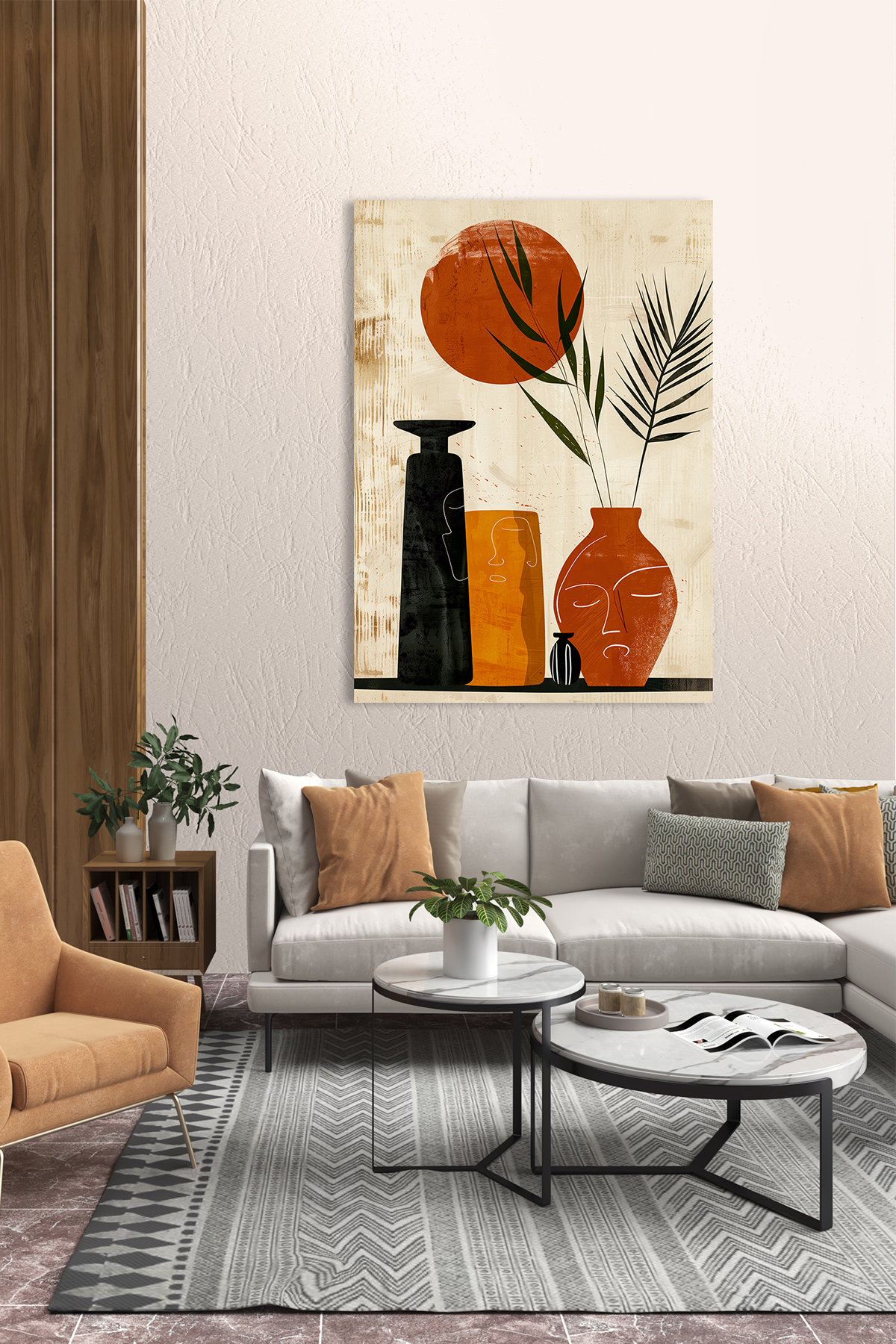 Vase Art Kanvas Tablo
