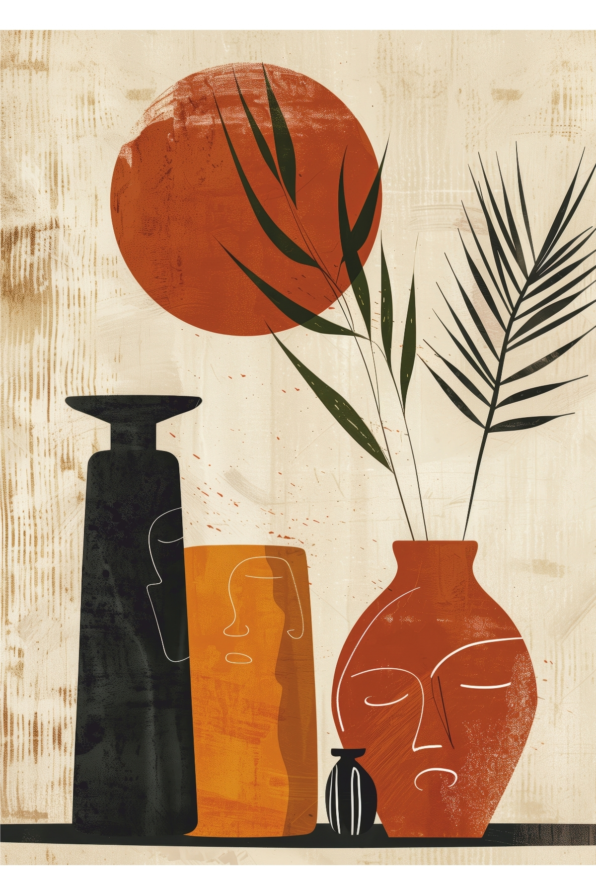 Vase Art Kanvas Tablo