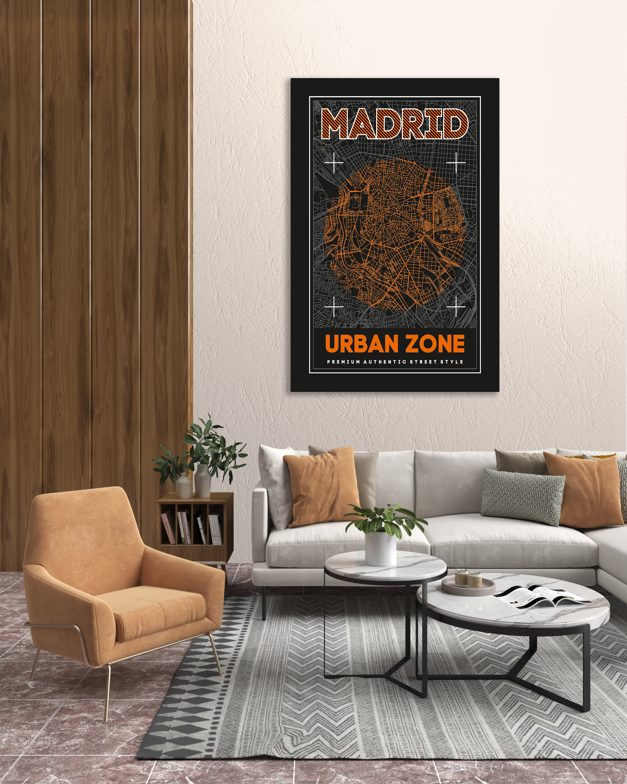 Madrid Kanvas Tablo
