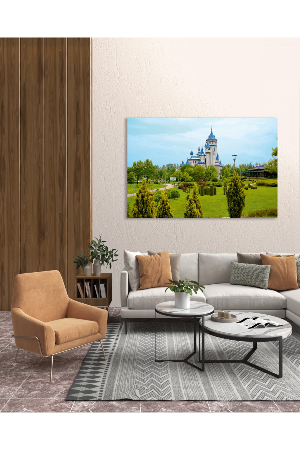 Masal Şatosu Peri Masalı Şatosu Kanvas Tablo