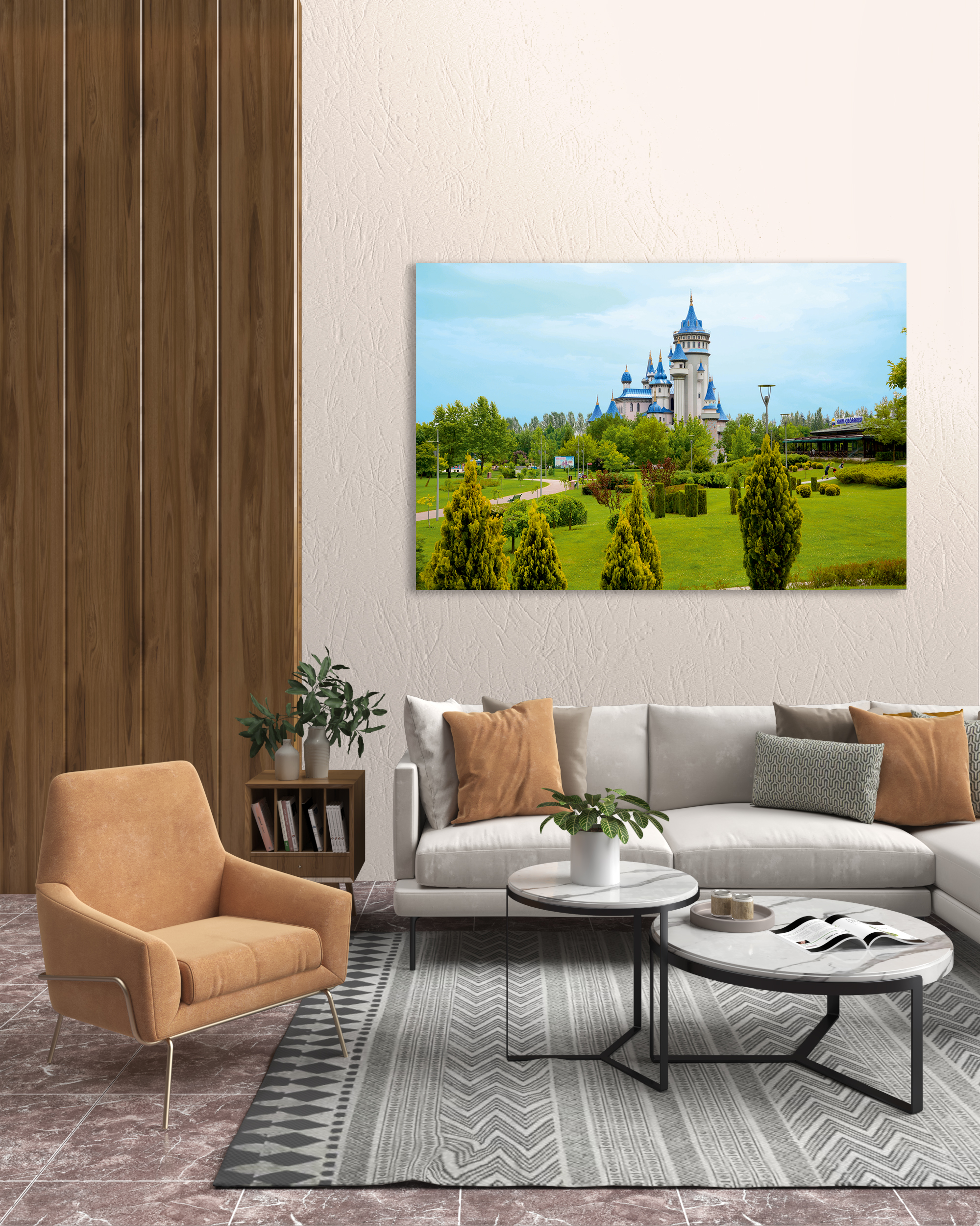 Masal Şatosu Peri Masalı Şatosu Kanvas Tablo