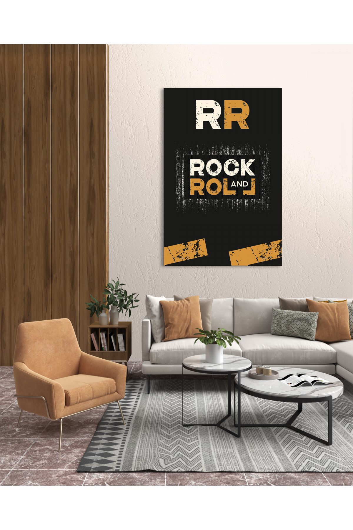 Rock and Roll Kanvas Tablo Rock and Roll Kanvas Tablo