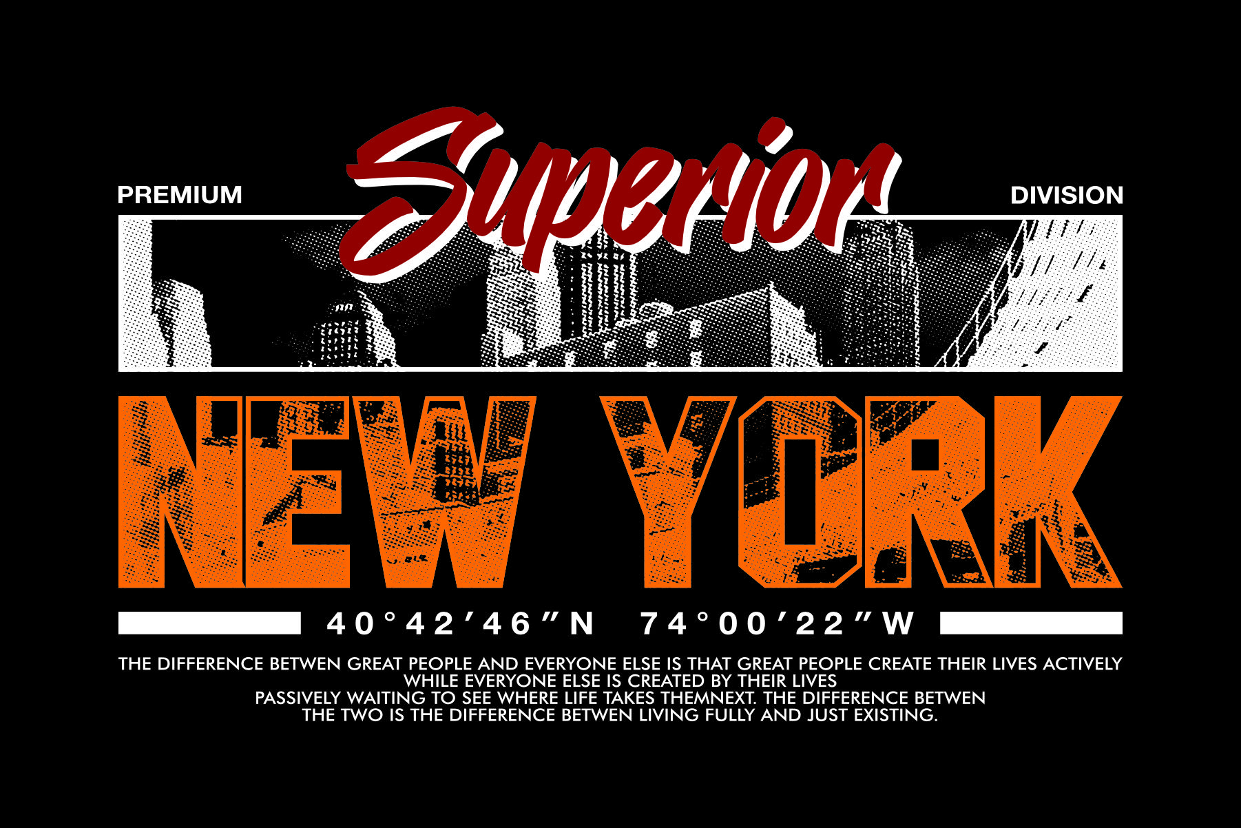 Superior New York Kanvas Tablo