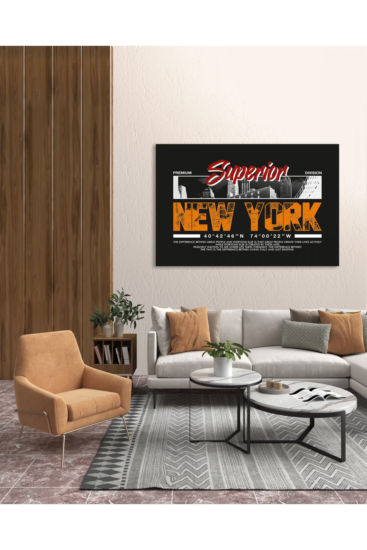 Superior New York Kanvas Tablo