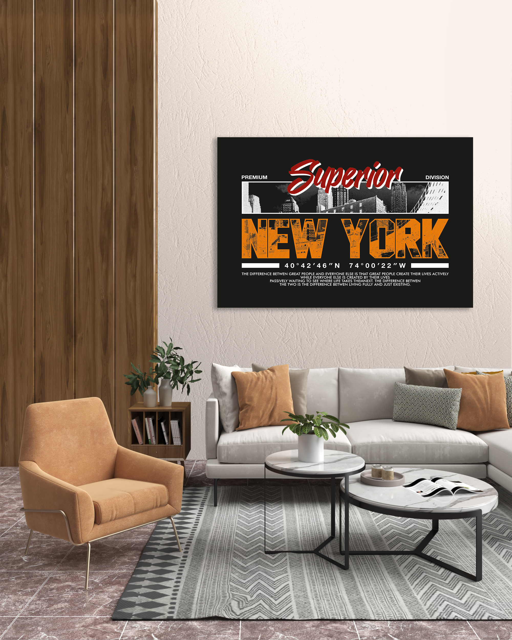Superior New York Kanvas Tablo