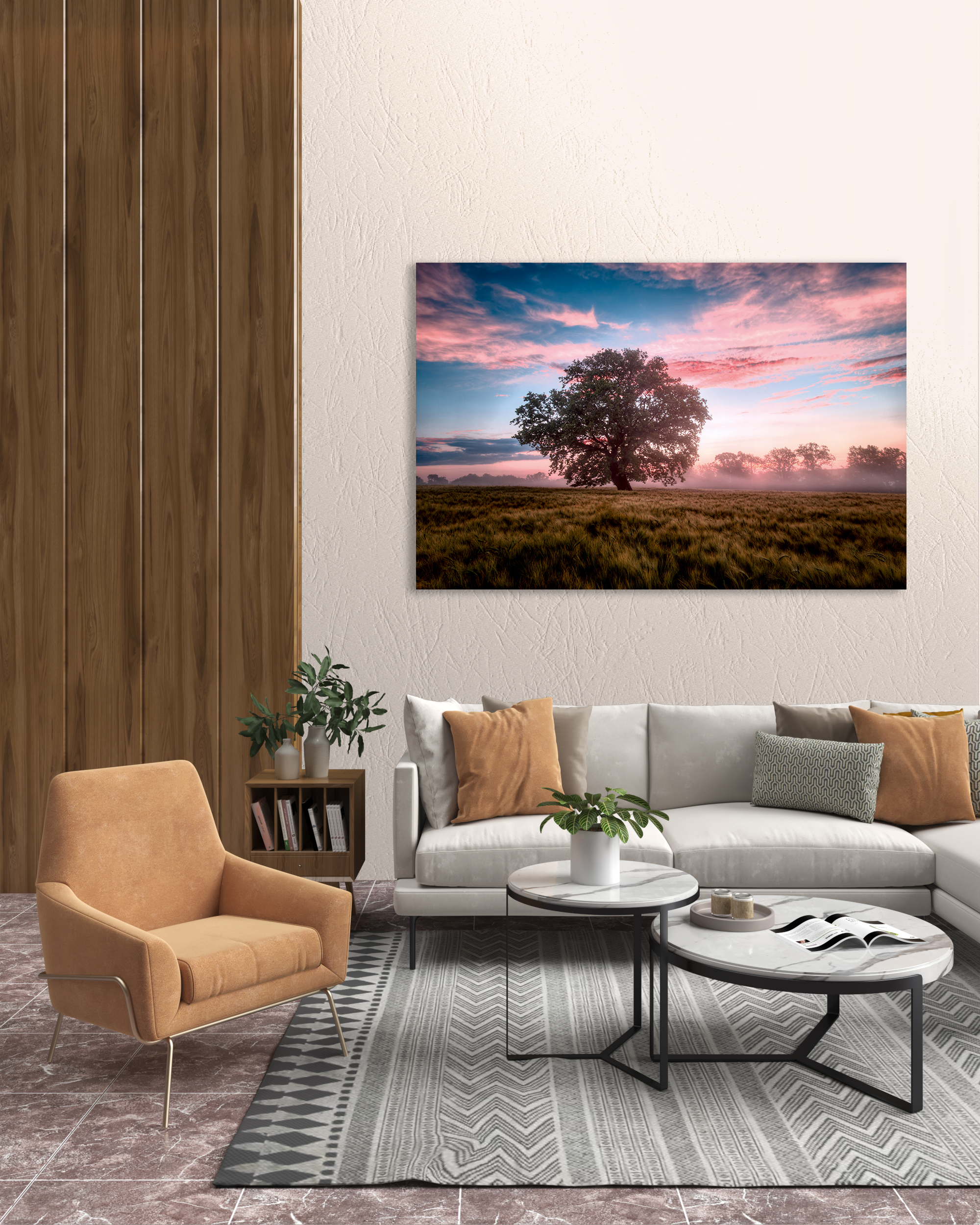Tree Ambient Kanvas Tablo