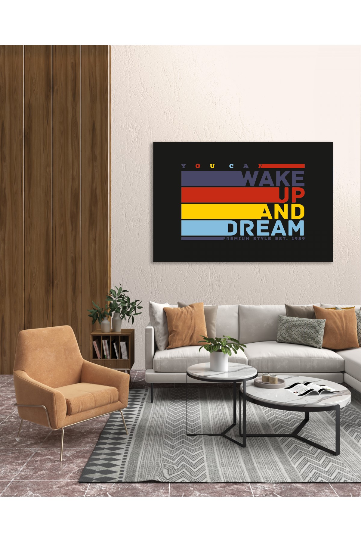 Wake Up and Dream Kanvas Tablo